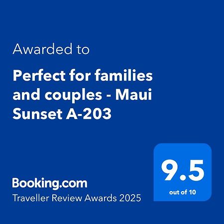 Perfect For Families And Couples - Maui Sunset A-203 Apartment Kihei Exterior photo