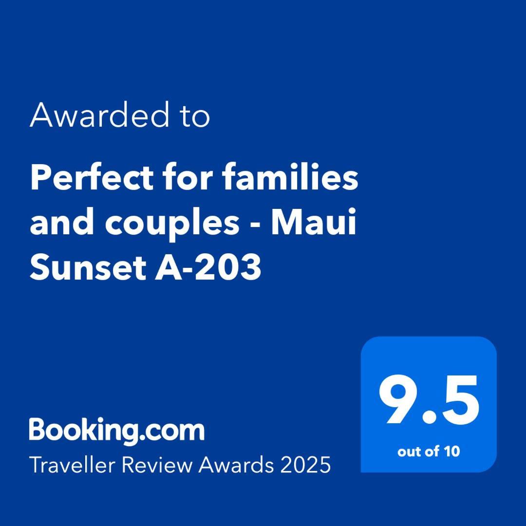 Perfect For Families And Couples - Maui Sunset A-203 Apartment Kihei Exterior photo